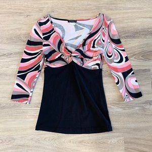 Vintage retro Y2K 90s groovy top